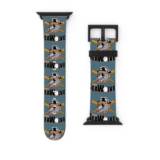 Discover erie seawolves logo Watch Bands For Apple Watch