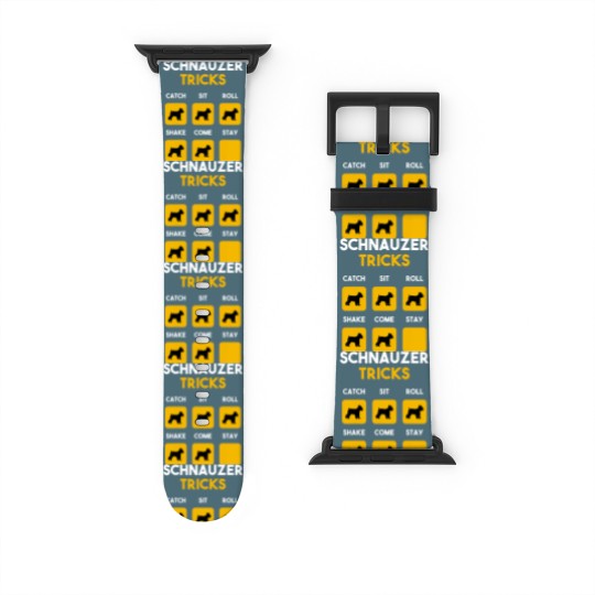 Discover Stubborn Schnauzer Tricks Funny Gift for Shnauzer Watch Bands For Apple Watch