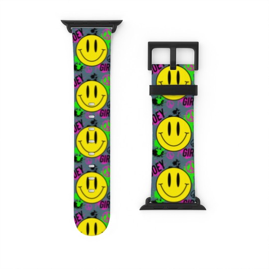Discover Joey Girl NKOT Block Watch Bands For Apple Watch, Joey McIntyre, New Kids on Block, Retro, 80s, 90s Short-Sleeve Watch Bands For Apple Watch