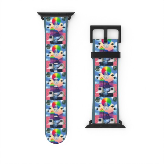 Discover Vaporwave 4 - Vaporwave - Watch Bands For Apple Watch