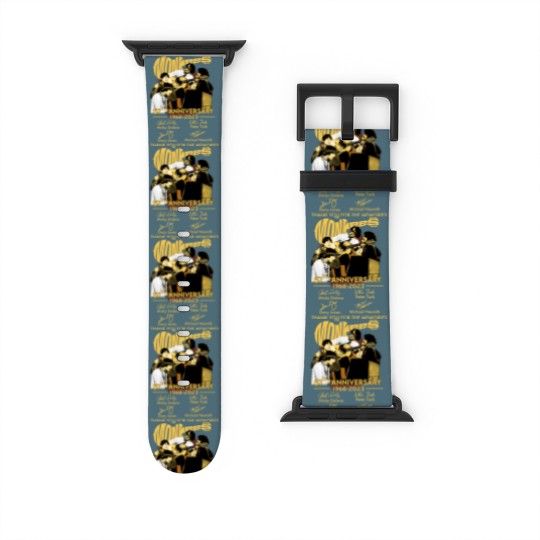 Discover The Monkees 57th Anniversary 1966-2023 Signatures Watch Bands For Apple Watch, The Monkees Watch Bands For Apple Watch Fan Gifts