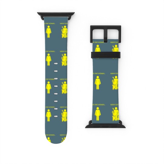 Discover love one woman many guitars funny Watch Bands For Apple Watch
