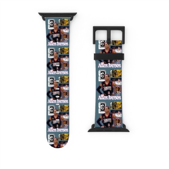 Discover Allen Iverson number 3 pro basketball player Watch Bands For Apple Watch