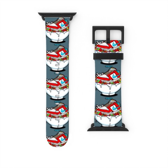 Discover Fruity Pebbles Dunk Sneaker Match Red Fruity Pebbles Bowl3 Watch Bands For Apple Watch