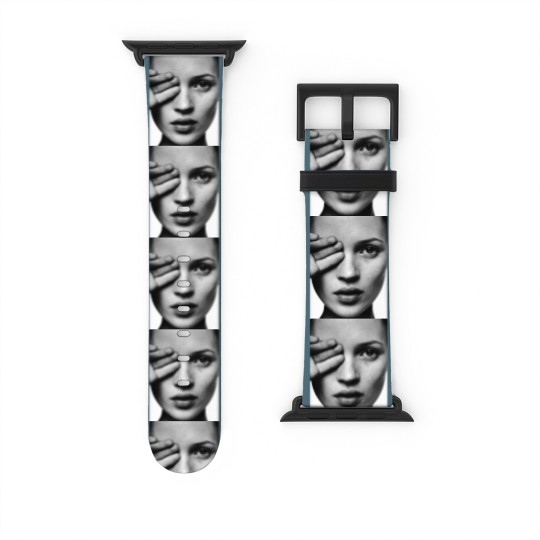 Discover Kate Moss Portrait Watch Bands For Apple Watch