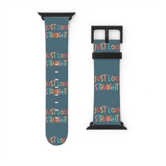 Discover I Just Look Straight Watch Bands For Apple Watch, Queer Watch Bands For Apple Watch, Lgbtq Gift