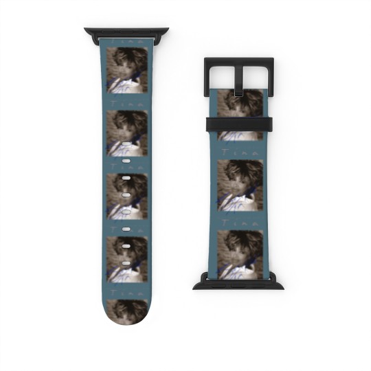 Discover Retro Signature Tina Turner Watch Bands For Apple Watch Short Sleeve Unisex Watch Bands For Apple Watch Watch Bands For Apple Watch For Men Women