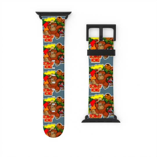 Discover Donkey Kong Arcade Game Watch Bands For Apple Watch, Donkey Kong Party Watch Bands For Apple Watch