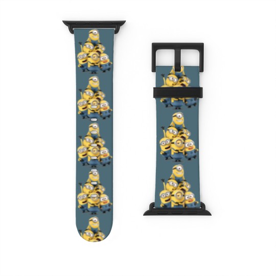 Discover Minions Despicable Me Minions Adult Watch Bands For Apple Watch Yellow NEW