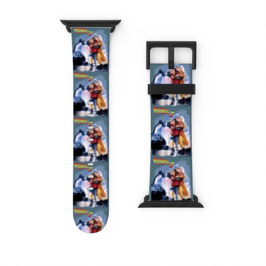 Discover Back to the Future Part II Watch Bands For Apple Watch, Men's Women's Sizes