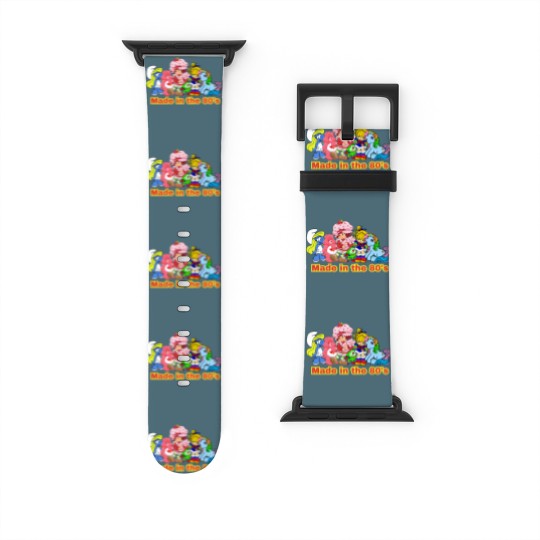 Discover Made in the 80's, 80's Kid, 80's Baby, 80's Cartoon Watch Bands For Apple Watch