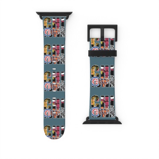 Discover Chicago Watch Bands For Apple Watch - Chi town chicago sports Watch Bands For Apple Watch