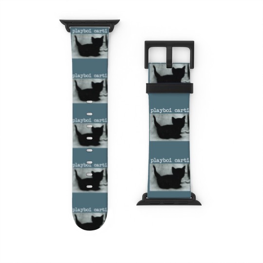 Discover Playboi Carti Cat Watch Bands For Apple Watch Merch Meme Watch Bands For Apple Watch Tour Watch Bands For Apple Watch