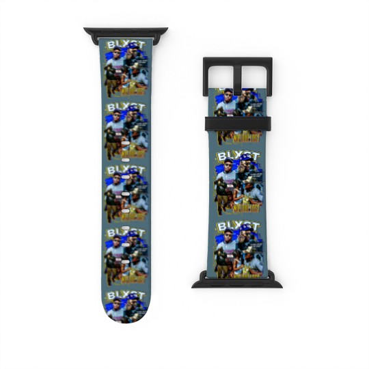 Discover BLXST 90s Vintage Bootleg Style Rap Watch Bands For Apple Watch