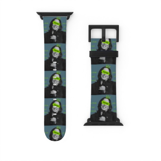 Discover kamala harris brat Watch Bands For Apple Watch, kamala charli xcx brat Watch Bands For Apple Watch, kamala meme Watch Bands For Apple Watch
