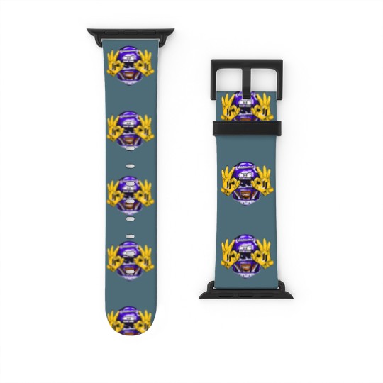 Discover Justin Jefferson Vikings Football  Minnesota Football Gift Fan Watch Bands For Apple Watch S-3XL