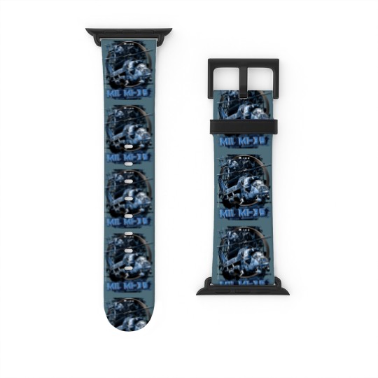 Discover Mi-35 Hind Attack Helicopter Active Watch Bands For Apple Watch