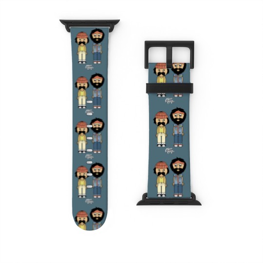 Discover cheech chong toon style full bodies with classic logo t Watch Bands For Apple Watch