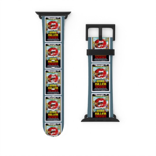 Discover Attack of the Killer Tomatoes 1978 Movie Poster Watch Bands For Apple Watch