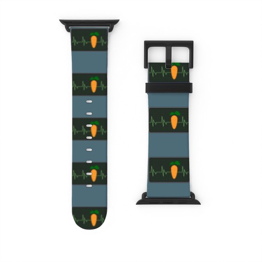 Discover Carrot Hearbeat Cool Carrot Design Watch Bands For Apple Watch