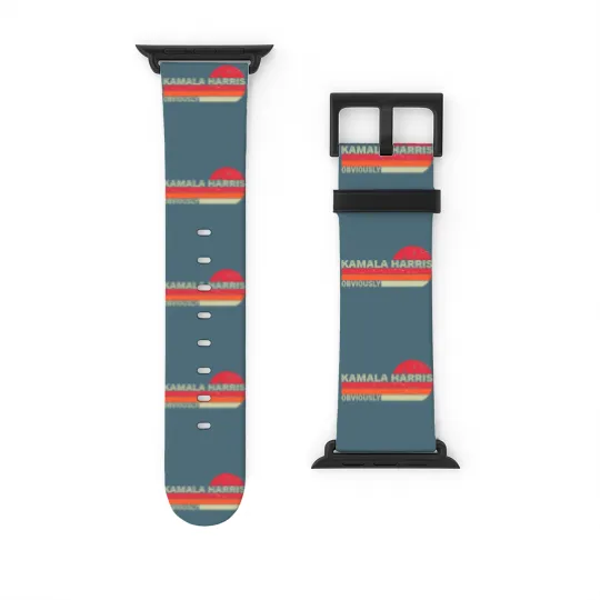 Discover Retro Kamala Obviously Harris Obviously Watch Bands For Apple Watch