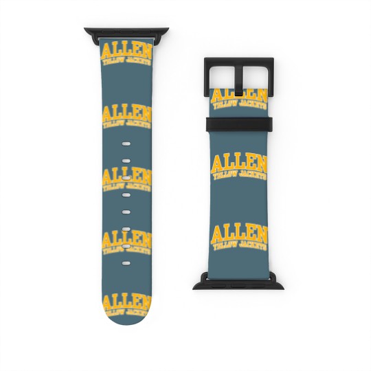 Discover Allen University Yellow Jackets 01 Watch Bands For Apple Watch