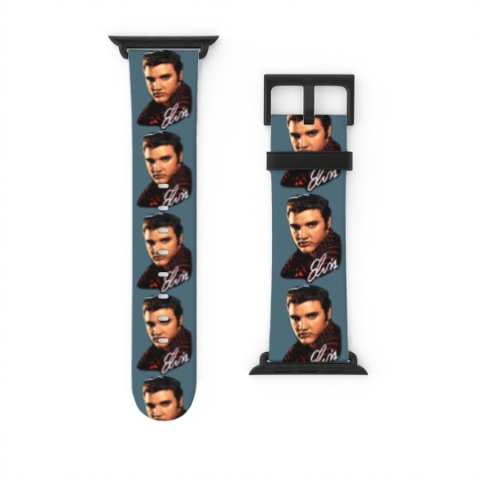 Discover Vintage Elvis Presley Watch Bands For Apple Watch 90s Band Watch Bands For Apple Watch Big Face Grail