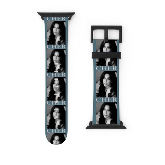 Discover Vintage Cher's Love Music Legends Live Forever - Shoop Shoop Watch Bands For Apple Watch