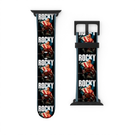 Discover Rocky IV American Flag Portrait Watch Bands For Apple Watch
