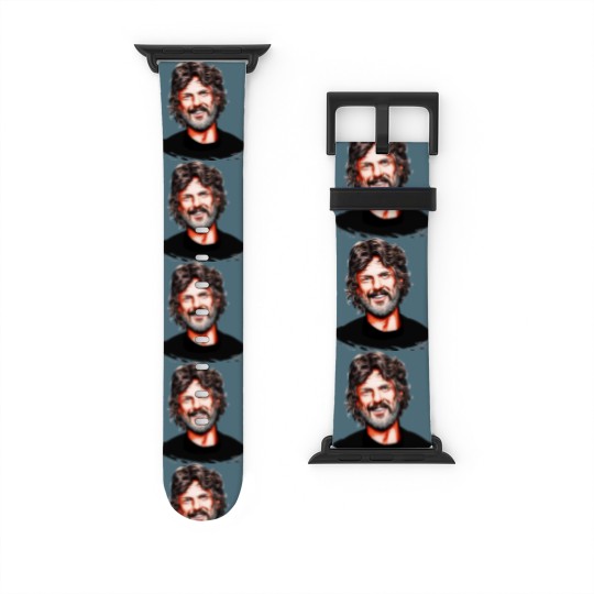 Discover Kris Kristofferson - An illustration by Paul Cemmick Watch Bands For Apple Watch