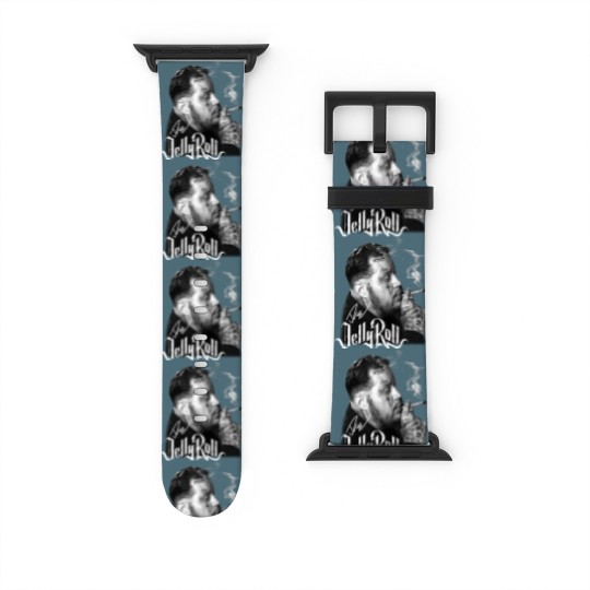 Discover Jelly Roll Watch Bands For Apple Watch, Jelly Roll Country Music Watch Bands For Apple Watch, Jelly Roll Addiction Fan Watch Bands For Apple Watch