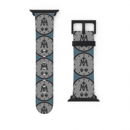 Discover Round Miraculous Medal Round Miraculous Medal Watch Bands For Apple Watch