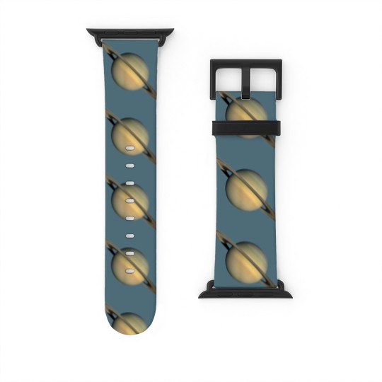 Discover Saturn Print Cool Space Watch Bands For Apple Watch