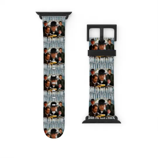 Discover Retro Boiled Potatoes Watch Bands For Apple Watch, Jane Austen Watch Bands For Apple Watch, Pride and Prejudice Watch Bands For Apple Watch Watch Bands For Apple Watch