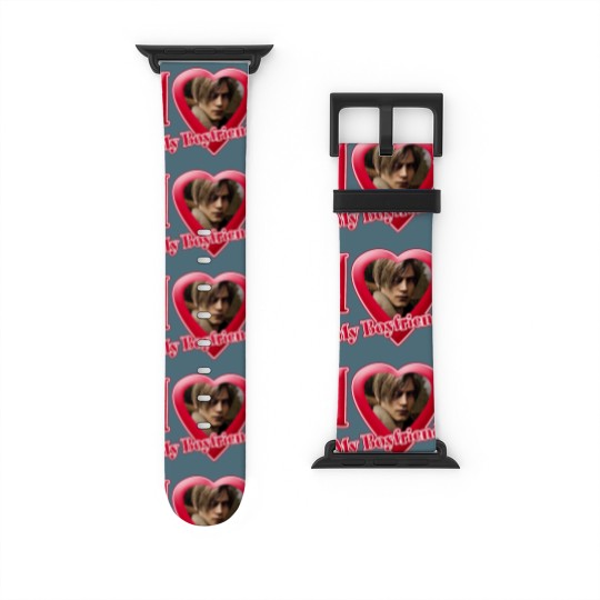 Discover I Love My Boyfriend Leon Kennedy Watch Bands For Apple Watch