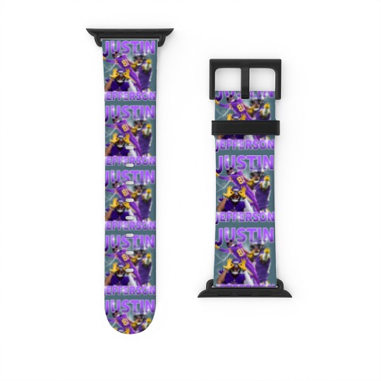 Discover Justin Jefferson Watch Bands For Apple Watch, Justin Jefferson Watch Bands For Apple Watch, Justin Jefferson Merch,Justin Jefferson Watch Bands For Apple Watch