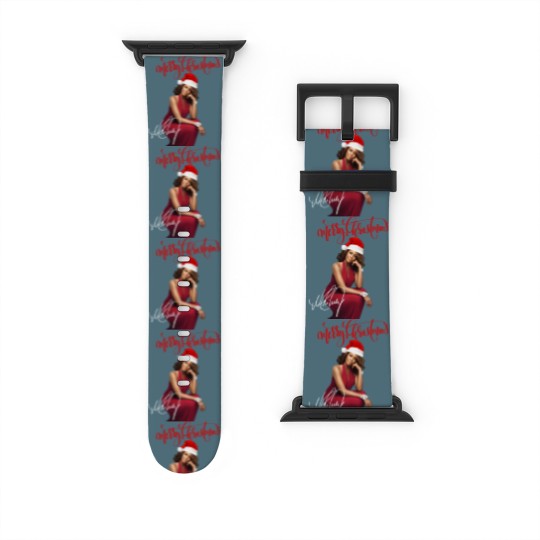 Discover Merry Christmas Whitney Houston Watch Bands For Apple Watch