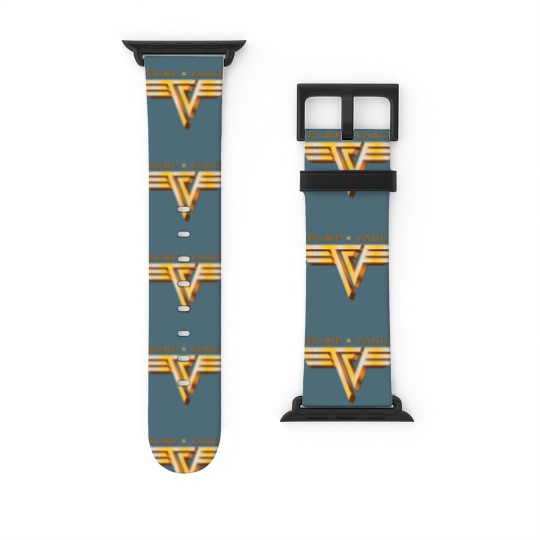Discover Trump Vance TV Rocker Gold Logo Vintage Trump Vance 2024 Watch Bands For Apple Watch