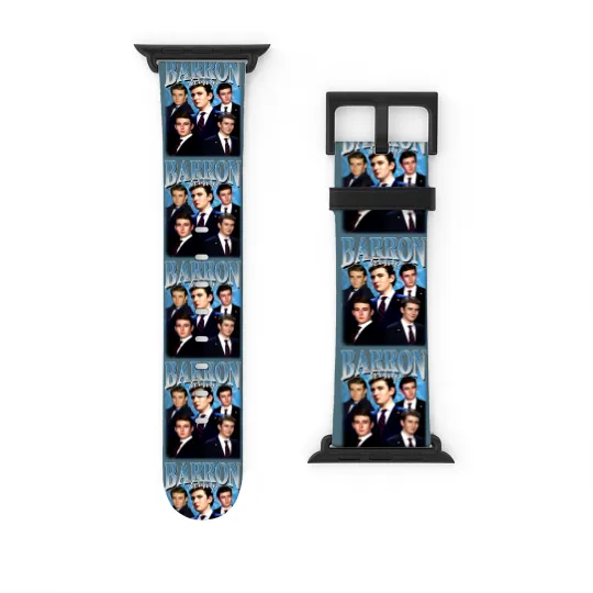 Discover Barron Trump Bootleg Watch Bands For Apple Watch, Barron Trump Watch Bands For Apple Watch, Barron Trump Fan