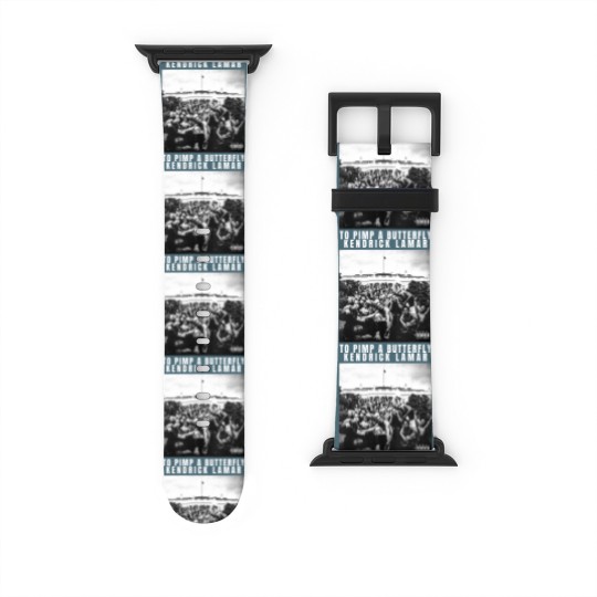 Discover Vintage Rapper Kendrick Lamar To Pimp A Butterfly Album Graphic Watch Bands For Apple Watch