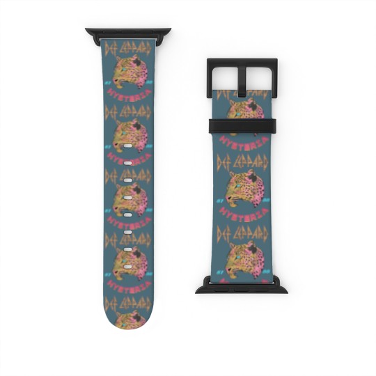Discover Vintage 80's Rock Band Watch Bands For Apple Watch Watch Bands For Apple Watch Leppard  Watch Bands For Apple Watch Rock and Roll Leopard