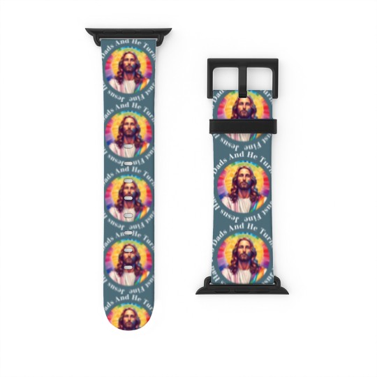 Discover Jesus Pride Watch Bands For Apple Watch | LGBTQ+ Jesus | Gay Jesus Watch Bands For Apple Watch | Gay Jesus