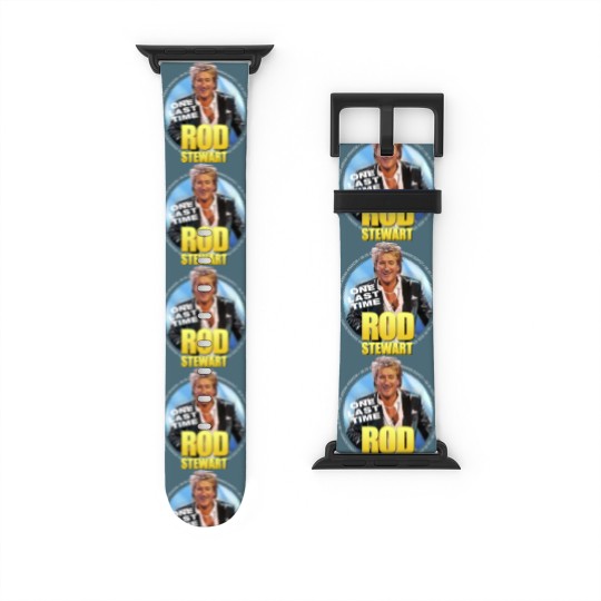 Discover Rod Stewart 2025 tour Watch Bands For Apple Watch BLACK Watch Bands For Apple Watch