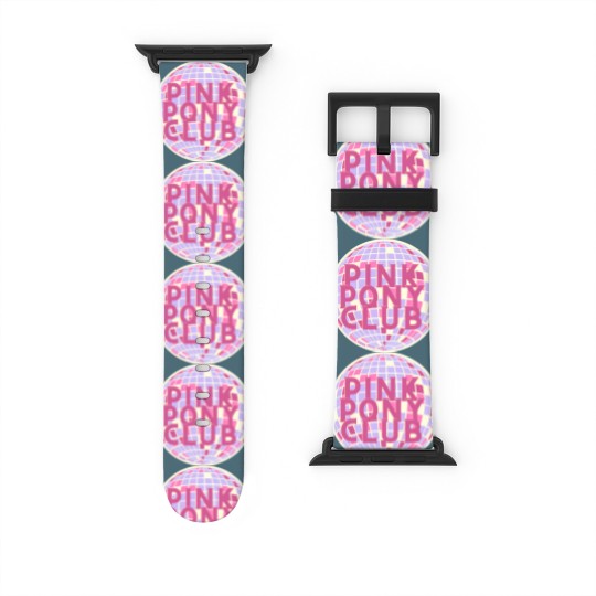 Discover Pink Pony Club Disco Watch Bands For Apple Watch