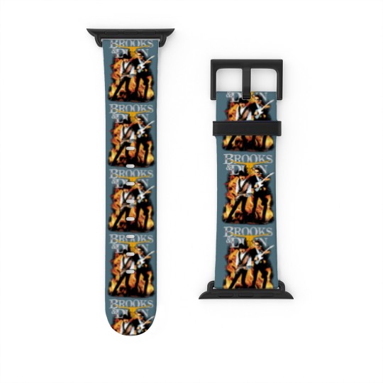 Discover Brooks And Dunn Watch Bands For Apple Watch, Vintage Country Concert Unisex Watch Bands For Apple Watch