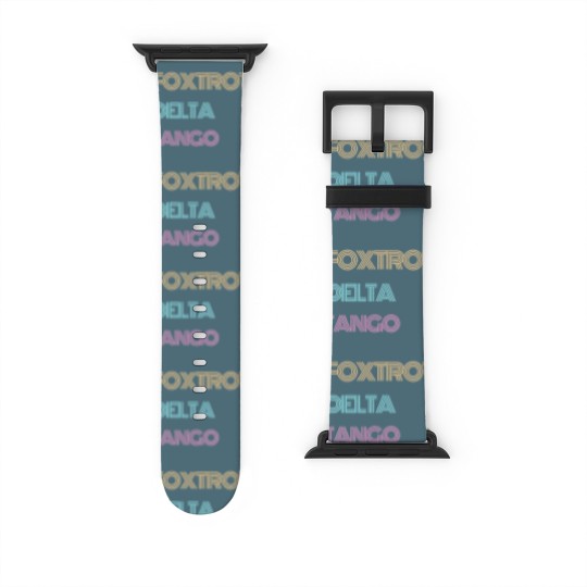 Discover Subtle Anti Trump Watch Bands For Apple Watch, Foxtrot Delta Tango Watch Bands For Apple Watch, Political Protest Watch Bands For Apple Watch