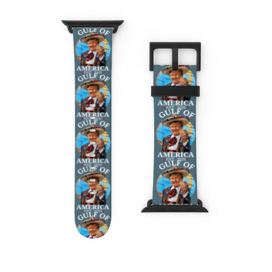 Discover The Gulf of America Watch Bands For Apple Watch, Gulf Of USA America Est 2025