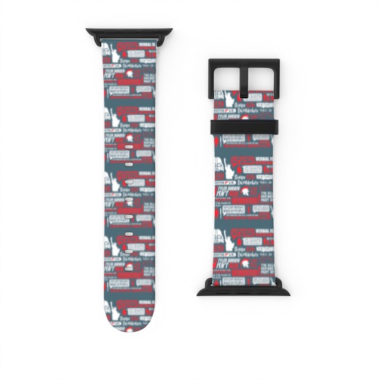 Discover Movie Spoilers Funny Watch Bands For Apple Watch, Men's Women's Sizes (wtb-094)