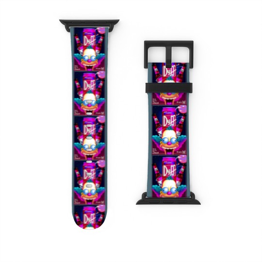 Discover Krusty the Clown Watch Bands For Apple Watch, Duff Beer Watch Bands For Apple Watch Watch Bands For Apple Watch, Simpson Watch Bands For Apple Watch