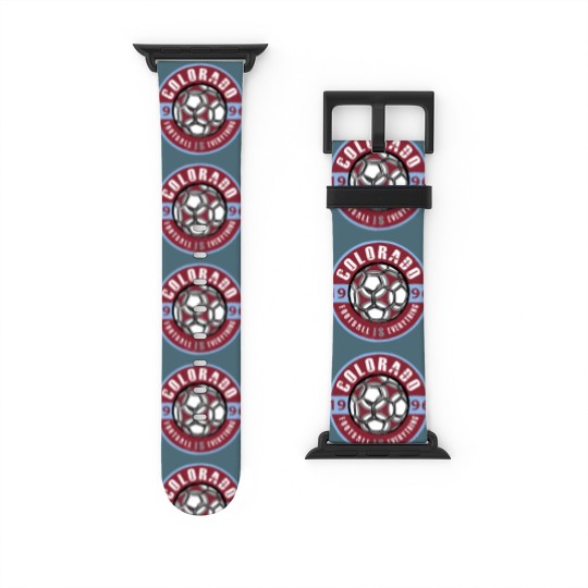 Discover Football Is Everything - Colorado Vintage - Colorado Rapids - Watch Bands For Apple Watch
